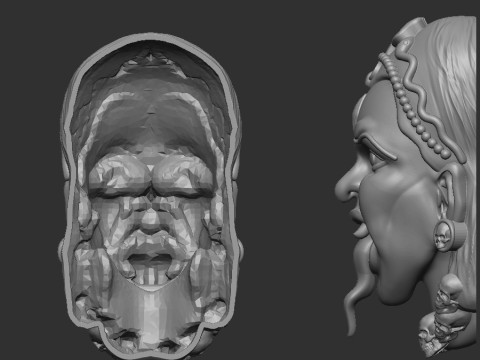 Kali ma face 3D Модель