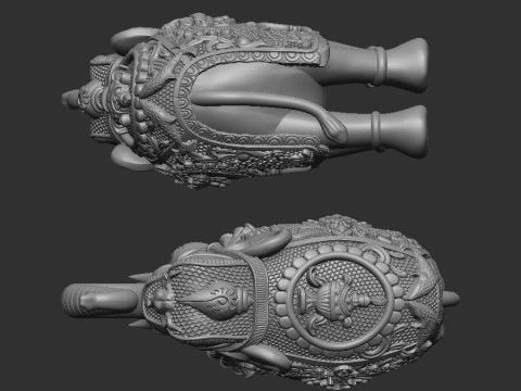 Royal Elephant 3D Model