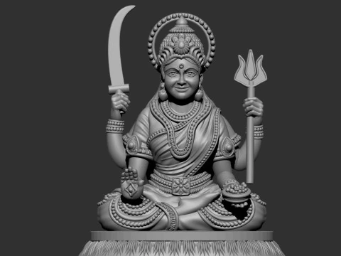 Annapurna Devi Modello 3D