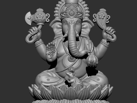 Ganeshji Modelo 3D