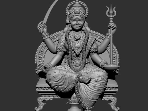 Annapurna Devi 3D Modell