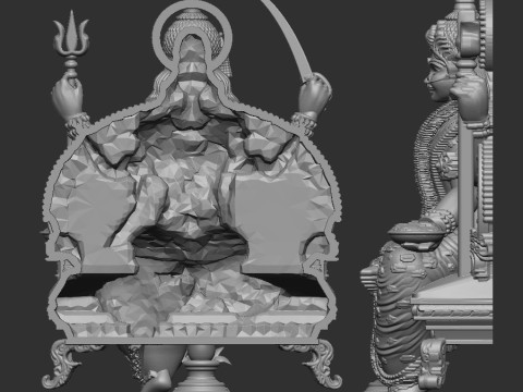 Annapurna Devi 3D Модель