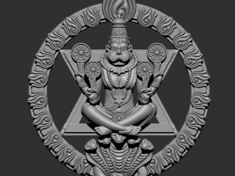 Narsimha Modello 3D