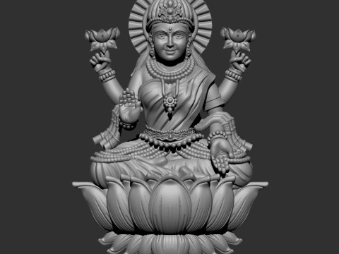 Laxmi ji 3D Model
