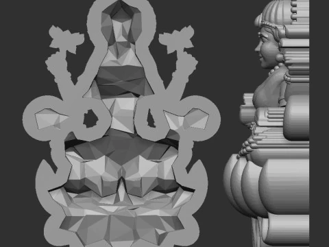 Laxmi ji 3D Model