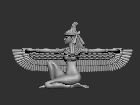 Egyptian Isis Wings 3D Model