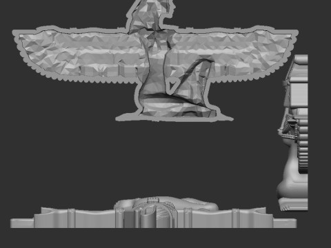 Egyptian Isis Wings 3D Model