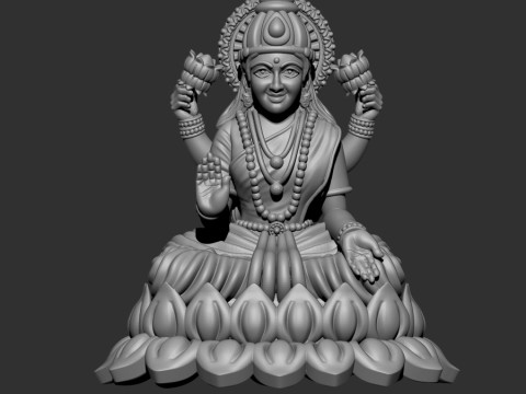 Laxmi ji 3D Model