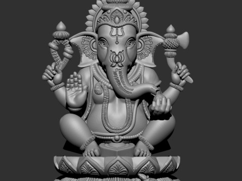 Ganesh ji 3D Model