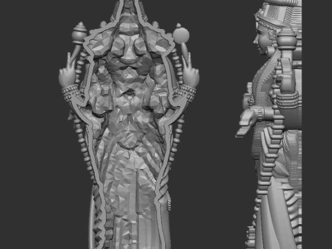 Laxmi ji 3D Model