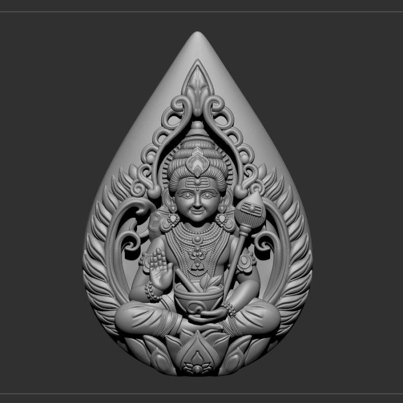 Murugan 3Dモデル .c4d .max .obj .3ds .fbx .stl .blend