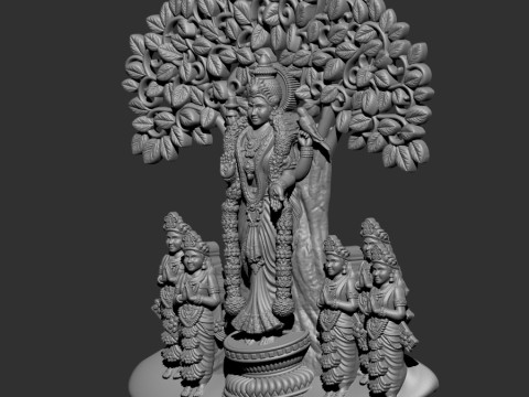 Minakshi devi Model 3D