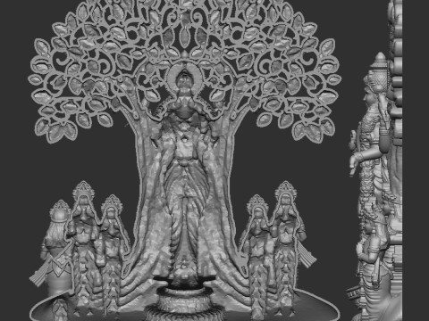 Minakshi devi Model 3D