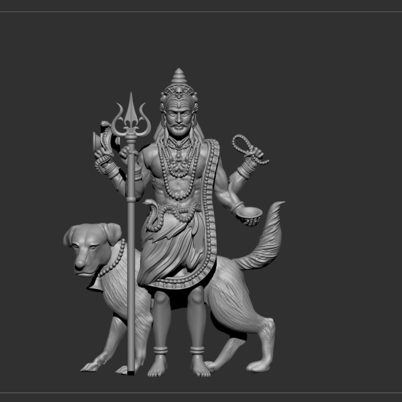 Kaal Bhairava Modelo 3D .c4d .max .obj .3ds .fbx .stl .blend