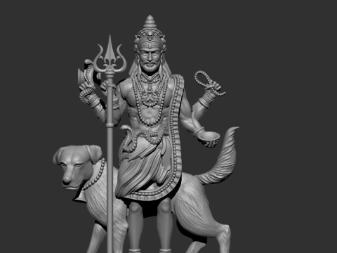Kaal Bhairava 3D Model