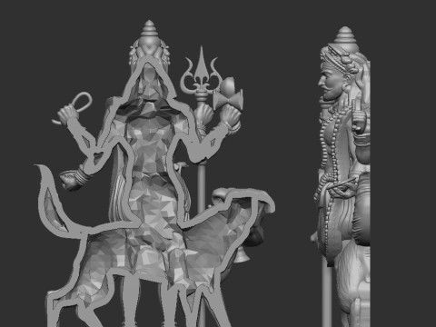 Kaal Bhairava Modelo 3D