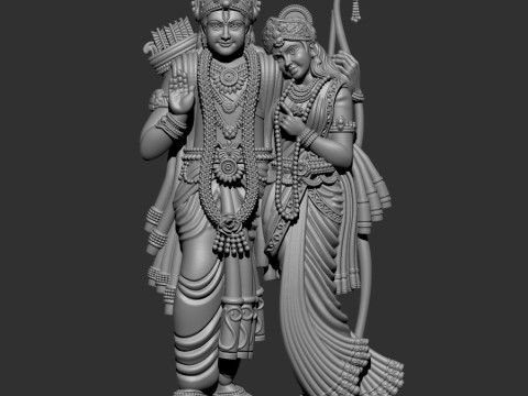 Ram sita 3D Model