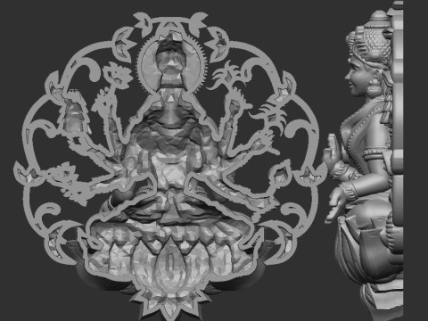 Laxmi ji Modelo 3D