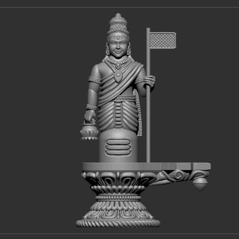 Pujazh nayanar 3D Modell .c4d .max .obj .3ds .fbx .stl .blend