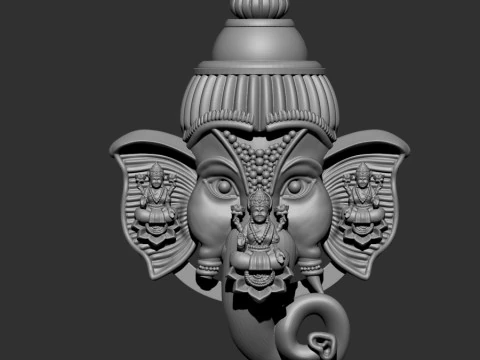 Ganesh e laxmi ji Modelo 3D