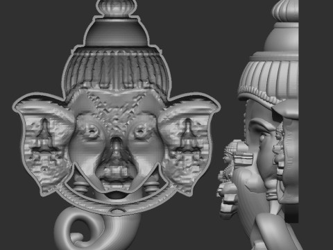 Ganesh and laxmi ji 3D Модель