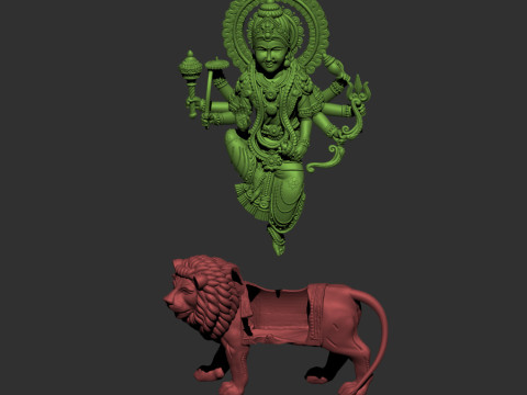 Durga ji Model 3D