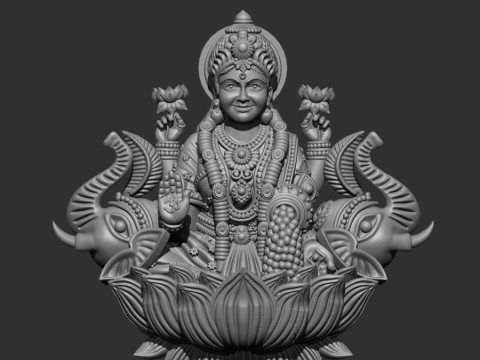 Laxmi ji Modelo 3D