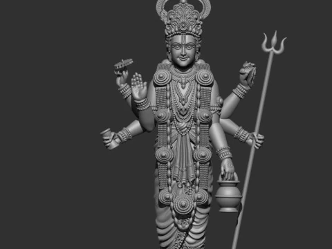 Signore Vishnu Modello 3D