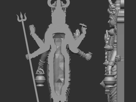Lord vishnu Modelo 3D