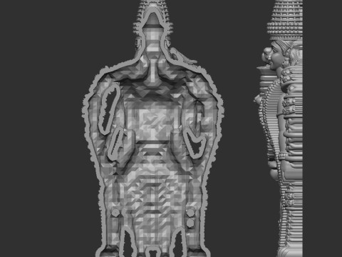 Minakshi devi 3D Model
