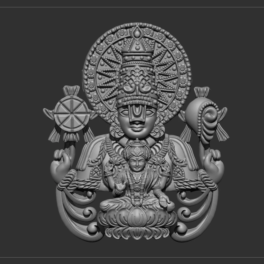Balaji and laxmi 3D Model .c4d .max .obj .3ds .fbx .stl .blend