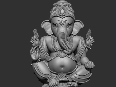 Ganeshji Modelo 3D