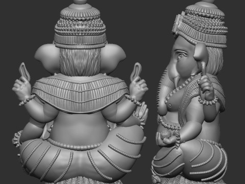 Ganesh ji Modelo 3D
