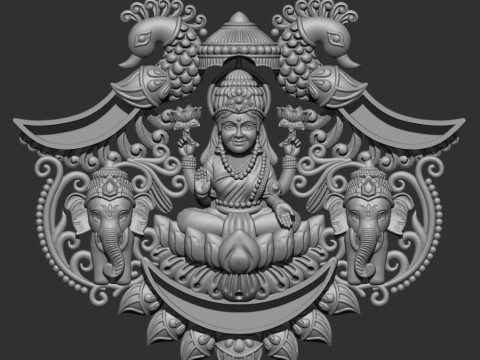 Laxmi ji tample 3D Model