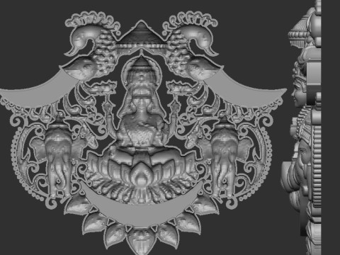 Laxmi ji tample 3D Модель