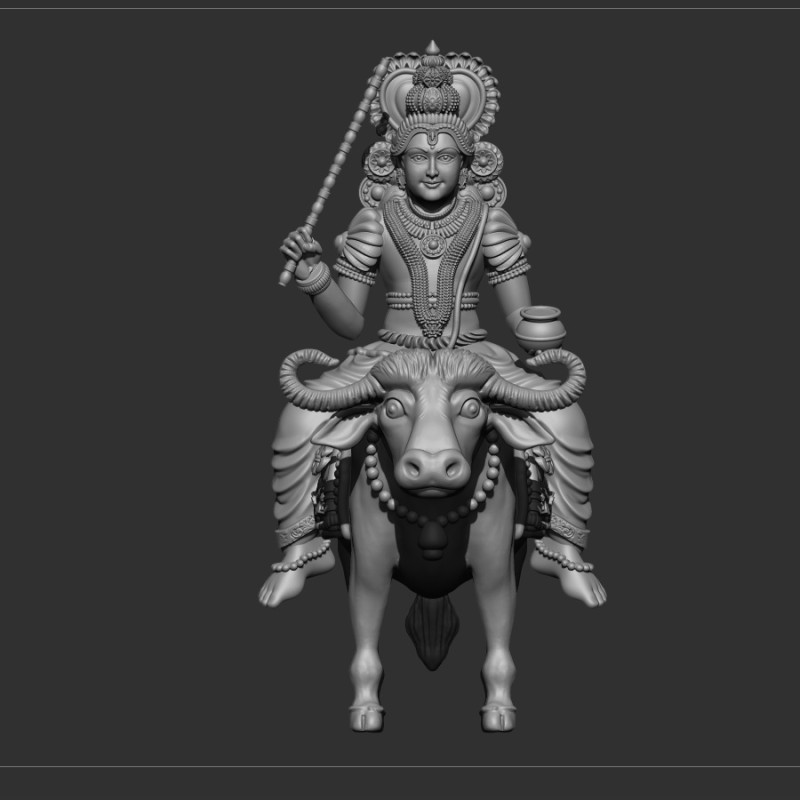 Buffalo warrior 3D 模型 .c4d .max .obj .3ds .fbx .stl .blend