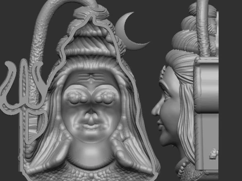 Shiv ji 3D Model