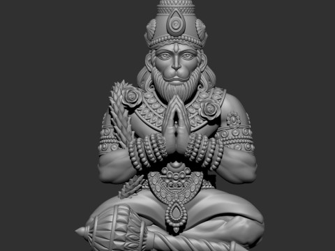 Hanuman ji 3D Model