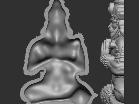 Hanuman ji 3D Model