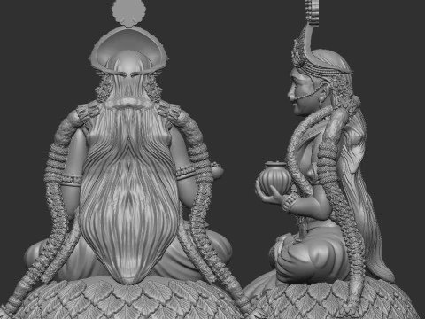 Annapurna Devi 3D Model