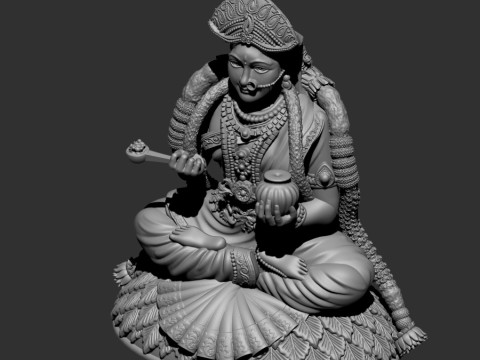 Annapurna Devi 3D Model