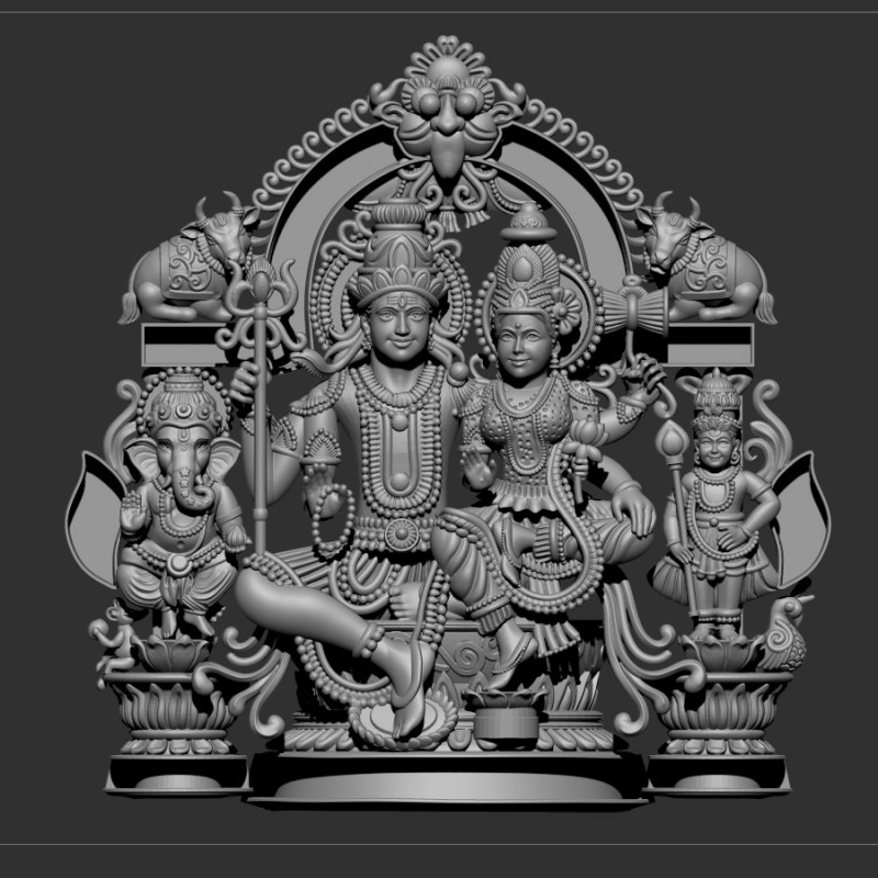 Tample jewellery 3D 模型 .c4d .max .obj .3ds .fbx .stl .blend