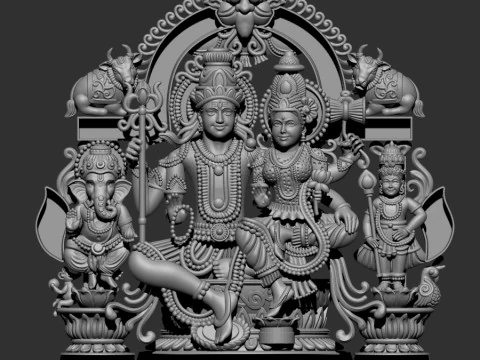 Perhiasan kuil Model 3D