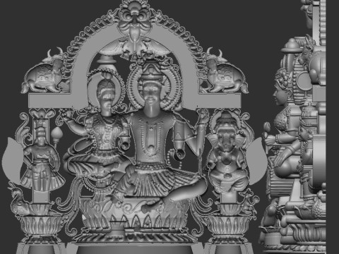 Tample jewellery 3D 模型