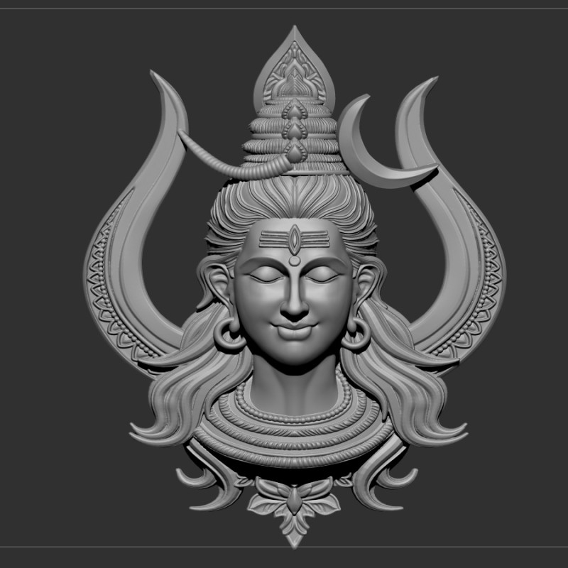 Shiv ji Modèle 3D .c4d .max .obj .3ds .fbx .stl .blend