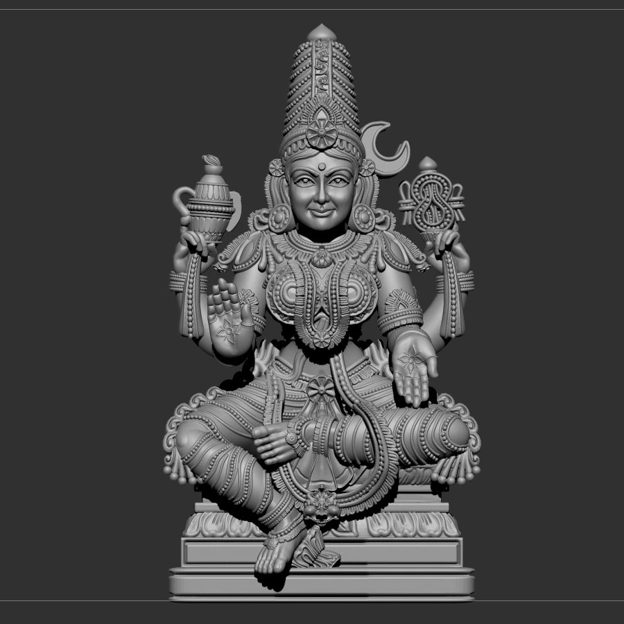 Laxmi 3D Model .c4d .max .obj .3ds .fbx .stl .blend 