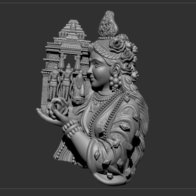 Ram sita 3D Modell .c4d .max .obj .3ds .fbx .stl .blend