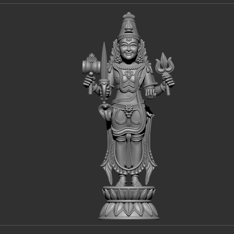 Perumal 3D Modell .c4d .max .obj .3ds .fbx .stl .blend