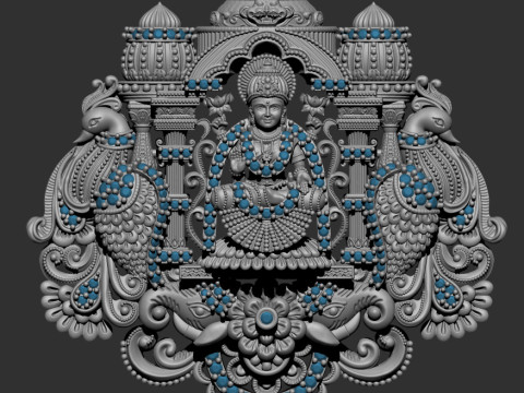 Laxmi ji tample 3Dモデル