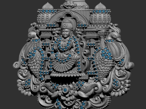 Laxmi ji tample 3D Модель